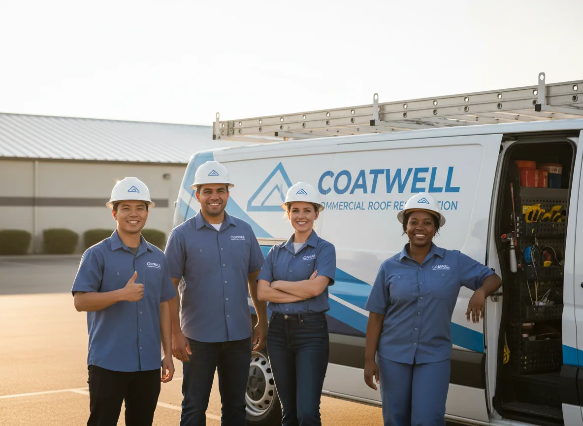Commercial roof coating company in Whately, MA
